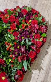 Vibrant textured heart