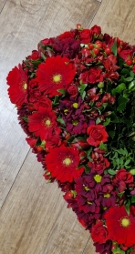 Vibrant textured heart